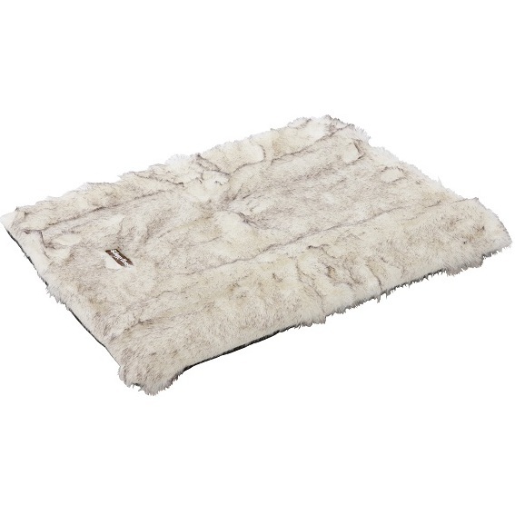Blanket with fur white