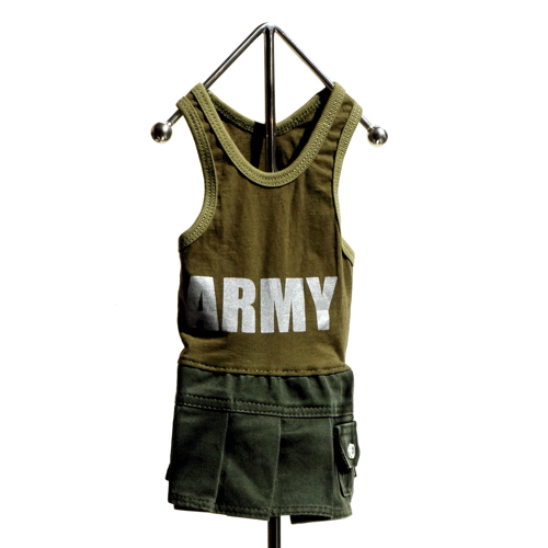 Army girly dress