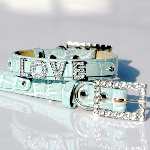 Croco Collar for Letters - Ice Blue (Letters are not included)