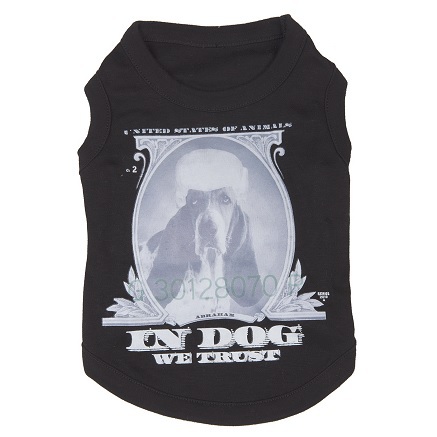 T-Shirt Dog print - Black 
