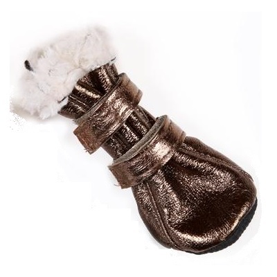 Boots w soft fur inside - Bronze (5) 4 Pcs