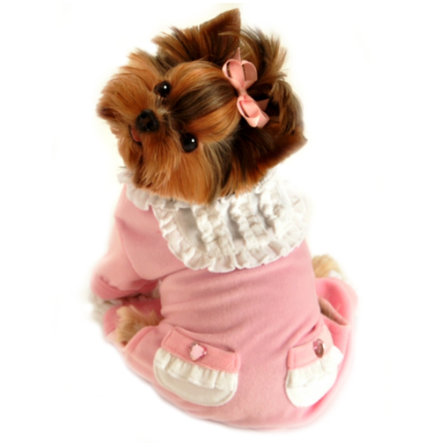 Baby Pink Dog pyjamas 