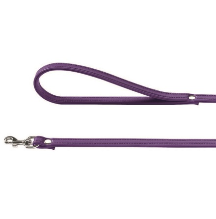 Leash Nappa L:140/8mm - Purple