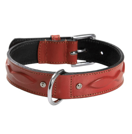 Collar w Relief - Red