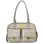 Monaco Quilted Bag Shiny Grey 