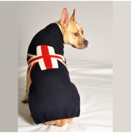 Britain Flag Sweater Navy Blue 
