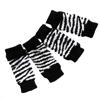 Leg warmers - Zebra
