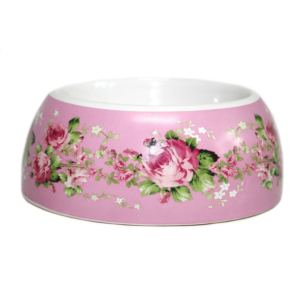 Rose Dreams Bowl - Pink/Flowers