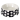 Porcelain Bowl  Dots - Black/White 0,5L 15x5,5cm
