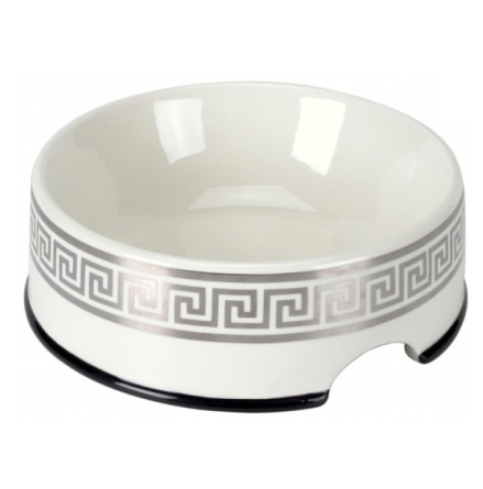 Porcelain Bowl Cairo - White/Silver