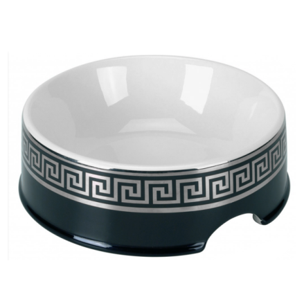 Porcelain Bowl Cairo - Black/Silver