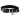 Auriac Real Leather Collar with Brass Details - Black