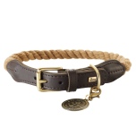 List Hunter Collar Leather and Rope - Beige