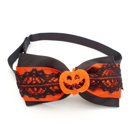 Halloween Bow Style 1 - Mixed Colors Size: aprox 7,5x4cm L:21-36cm