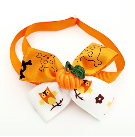 Halloween Bow Style 15 - Mixed Colors Size: aprox 7,5x5cm L:21-36cm