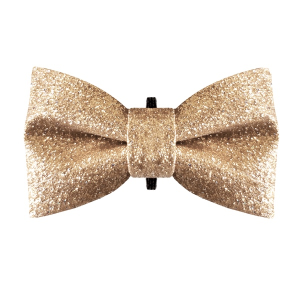 Just a Bow to put on Collars - For Cats and Dogs - Gold