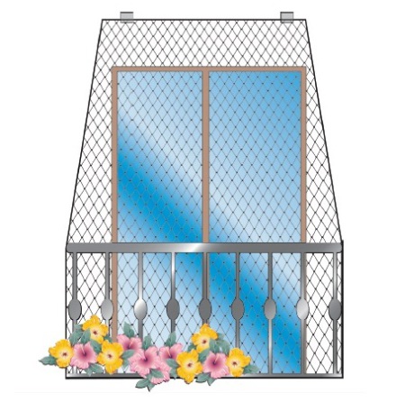 PROTECTIVE NET FOR BALCONIES
